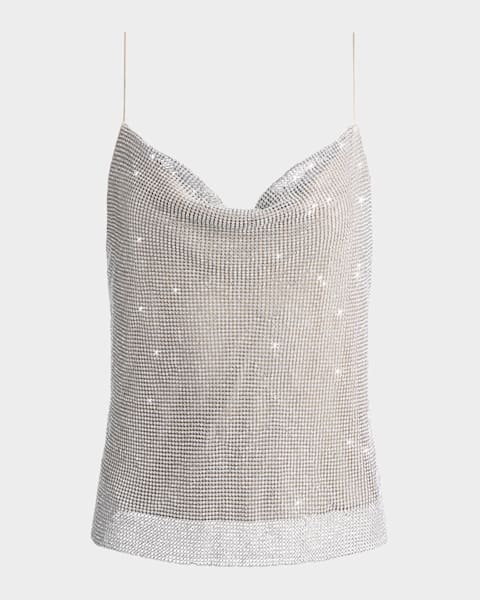 ALICE + OLIVIA Harmon Drapey Slip Tank | Neiman Marcus