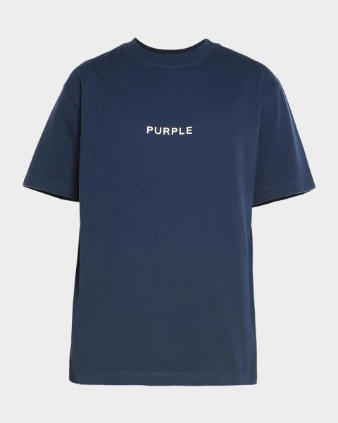 Balmain Men's Balmain Paris Logo Cotton T-Shirt | Neiman Marcus