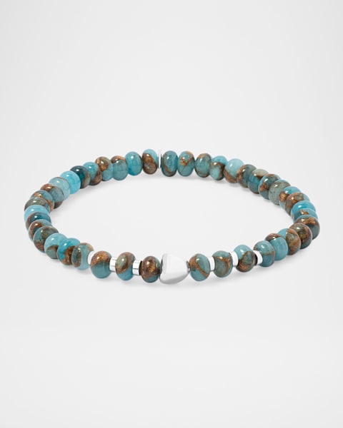 Tateossian Men's Stonehenge Bead Bracelet | Neiman Marcus