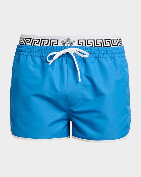 Burberry Men's Guildes Signature Check Swim Trunks | Neiman Marcus