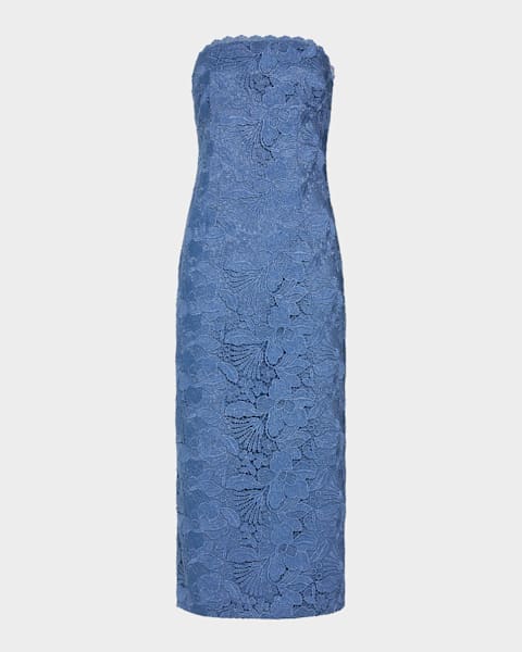 Alexis Sunniva Strapless Drop-Waist Dress | Neiman Marcus