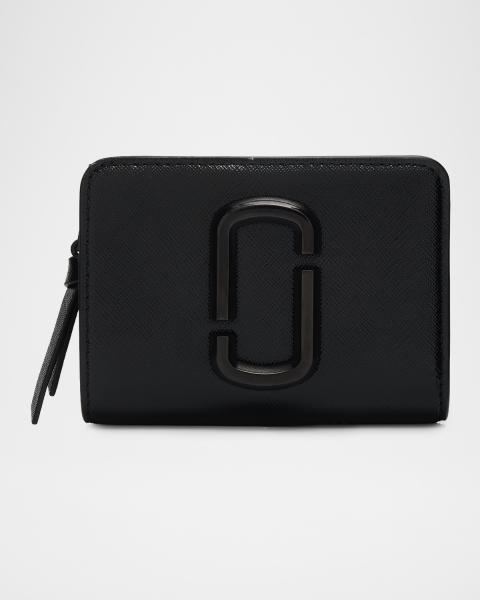 新品MARC JACOBS THE WALLET ブラック Marc Jacobs The Snapshot DTM Top Zip Multi Wallet | Neiman Marcus