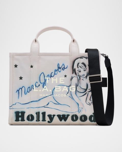 Marc Jacobs The Camp Patchwork Denim Medium Tote Bag | Neiman Marcus