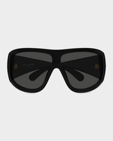 Saint Laurent Corner Angle 47mm Square Sunglasses | Neiman Marcus