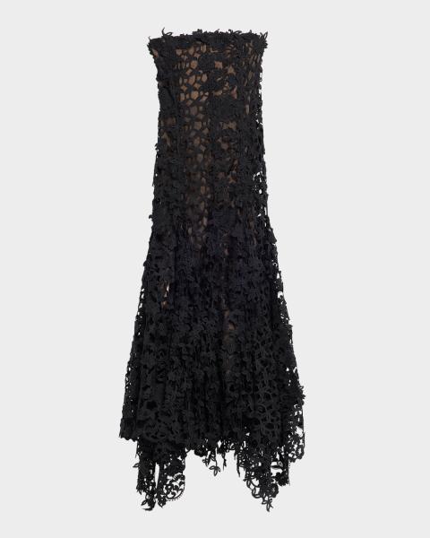 Akris punto Sleeveless Viscose Jersey Back-Cutout Midi Dress