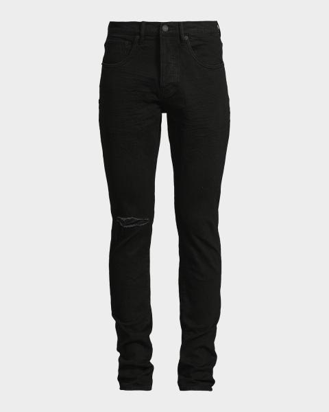 Givenchy Men's Straight-Fit Black Denim Jeans | Neiman Marcus