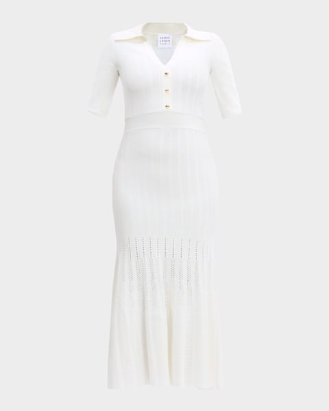 herve leger white gold dress Lot