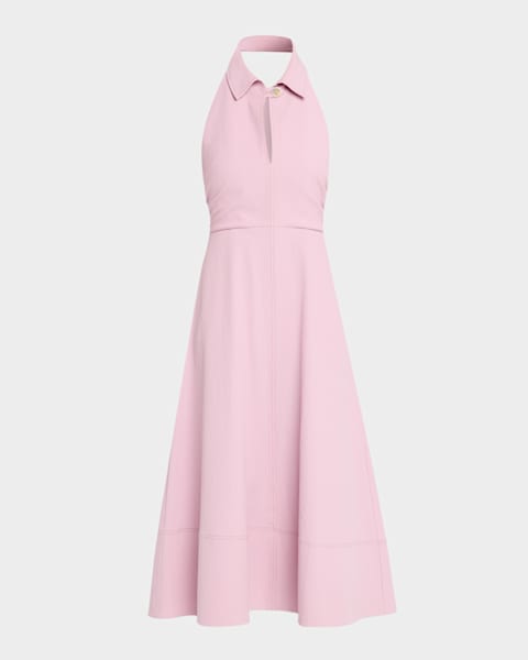 veronica beard gramercy pleated dress Veronica Beard Gramercy pleated satin midi dress Veronica Beard