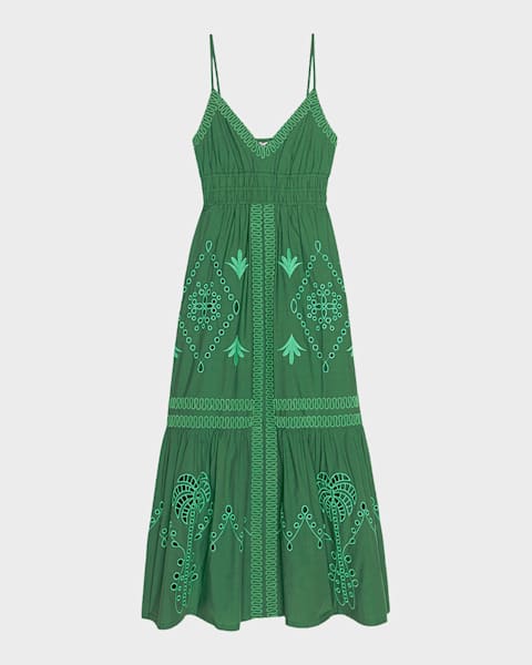 yoko halter maxi dress LESET Yoko Halter Maxi Dress in Sun in Cotton