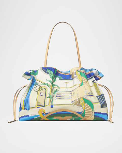 BAO BAO ISSEY MIYAKE Valley Geometric Top-Handle Bag | Neiman Marcus