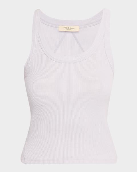 Jean Paul Gaultier Medallion Printed Mesh Tank Top | Neiman Marcus