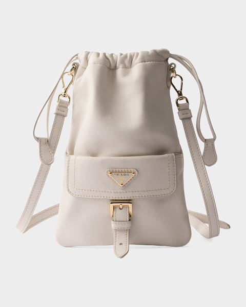 Prada Nylon Drawstring Pouch Wristlet | Neiman Marcus