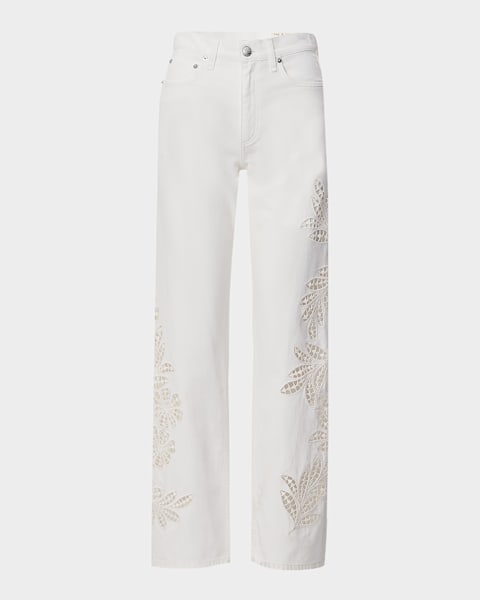 THE ROW Lesley Cropped Jeans | Neiman Marcus