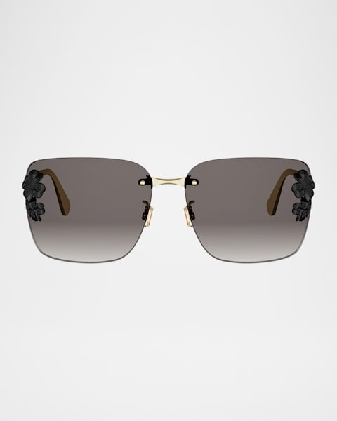 Dior CDior S4U Rimless Square Sunglasses | Neiman Marcus