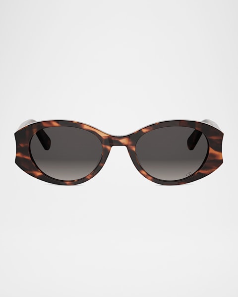 DIOR DiorOblique B1I Acetate Butterfly Sunglasses | Neiman Marcus