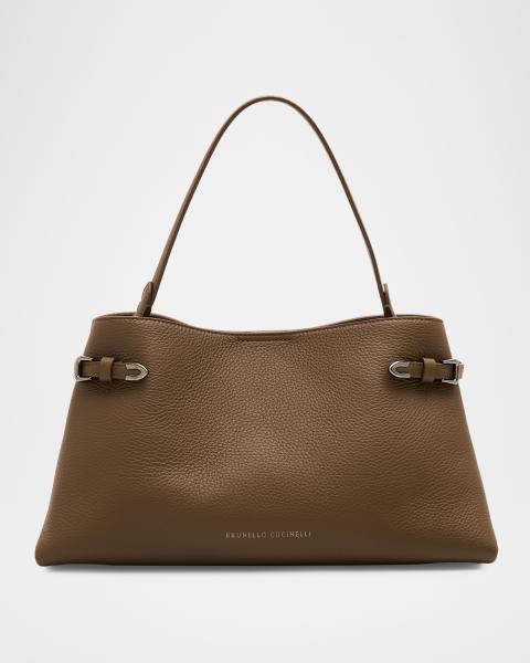 Cult Gaia Azariah Leather Coil Top-Handle Bag | Neiman Marcus
