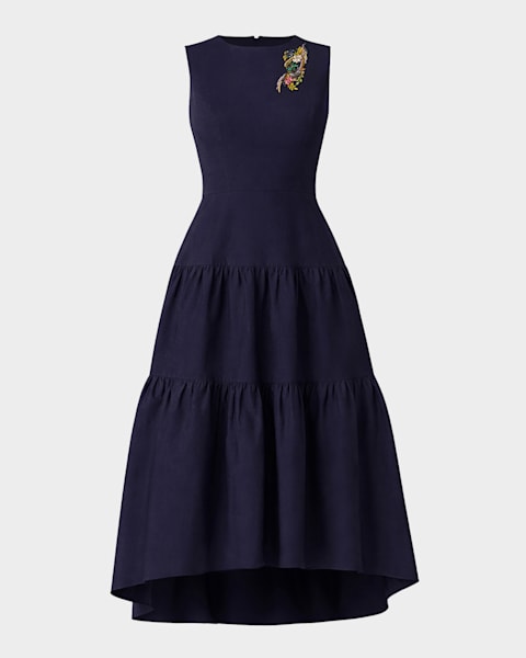 roya halter neck pleat midi dress REISS Roya Halter Neck Pleat Midi Dress