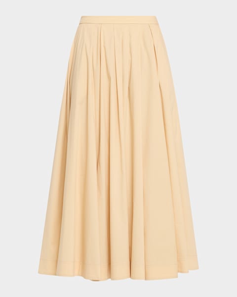Cinq a Sept Zelda Asymmetric Denim Skirt | Neiman Marcus