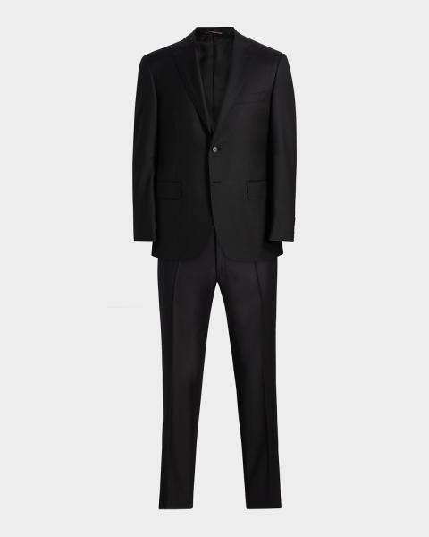 Prada Men's Single-Breasted Wool And Cashmere Suit | Neiman Marcus