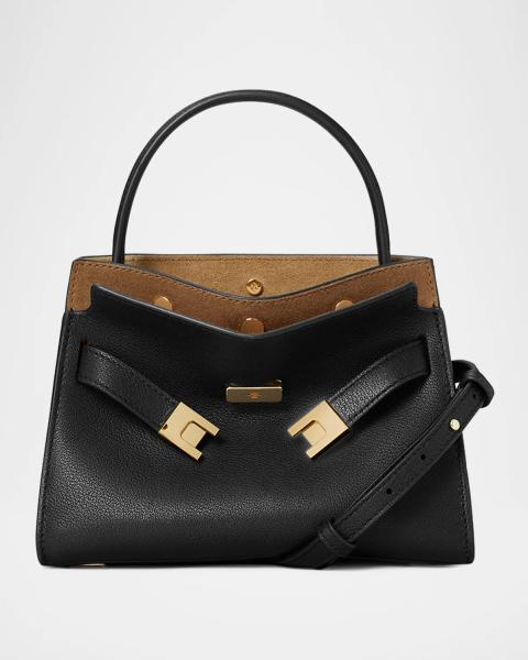 Tory Burch Eleanor Crochet Raffia Top-Handle Bag | Neiman Marcus