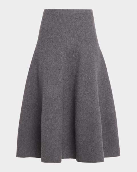 Issey Miyake Mute Winding Asymmetric Midi Skirt | Neiman Marcus