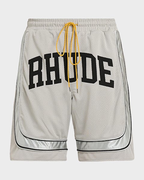 RIVINGTON roi bis gymgo スウェットショーツ RIVINGTON roi Rebis Men's Paint-Splatter Gym Bag Shorts | Neiman