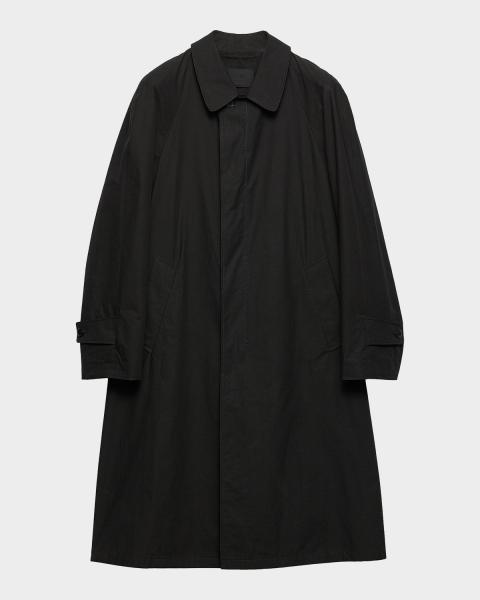 Prada Men's Single-Breasted Wool-Cashmere Coat | Neiman Marcus