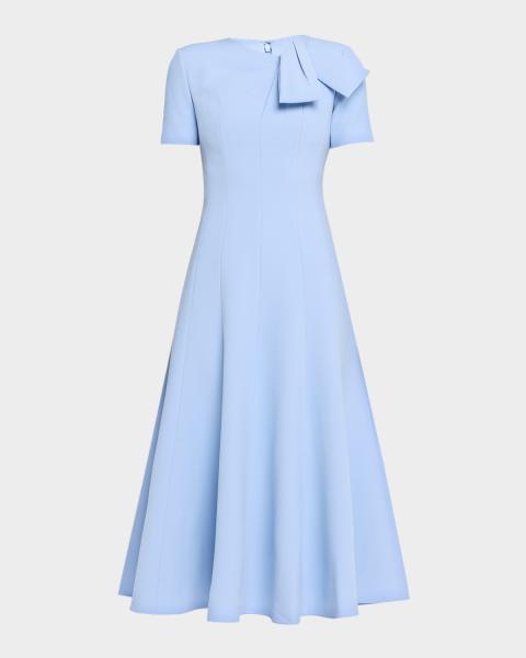 juniper blue dress Generation Love Lace-Trimmed Seersucker Midi Strapless dress Color:Sage Posey NEW-AUG23 Zara - Satin Midi Side seam pockets