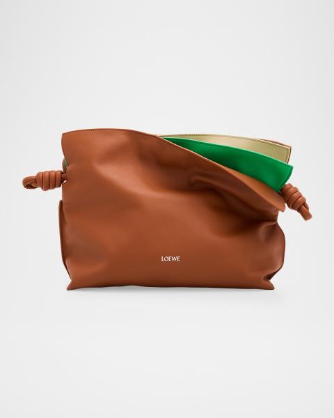 LOEWE x Suna Fujita Flamenco Mini Hamster Clutch Bag in Leather
