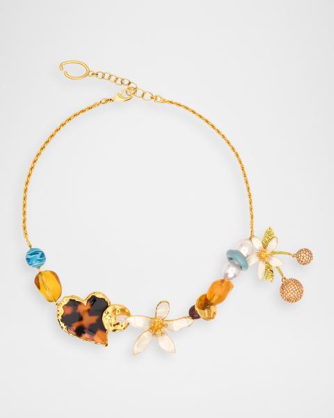 Dolce&Gabbana Coin Charm Necklace | Neiman Marcus