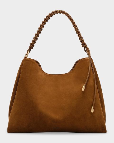 Cult Gaia Azariah Sculptural Twist Leather Shoulder Bag | Neiman