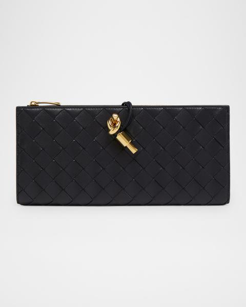 Bottega Veneta Small Bifold Zip Wallet | Neiman Marcus