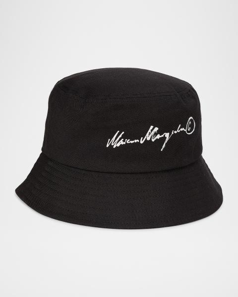 Amiri Men's Crystal Boucle Bucket Hat | Neiman Marcus