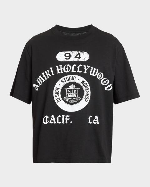 Amiri Men's Amiri Ribbon Oversized T-Shirt | Neiman Marcus