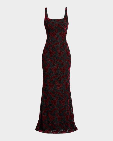 dress the population aidan halter midi dress Black Label Aiden Floral Sequin Sheath Ruffle Cuff Dresses