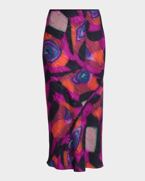 Dries Van Noten Silk Long Wrap Scarf Skirt | Neiman Marcus