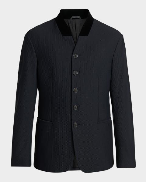 Theory Men's Clinton Precision Ponte Blazer | Neiman Marcus