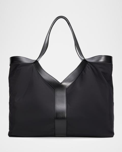 Saint Laurent Men's Niki YSL Cube Camera Bag in Leather | Neiman