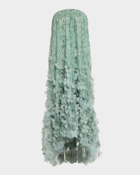 Liv Foster Bead-Fringe Halter Mini Dress