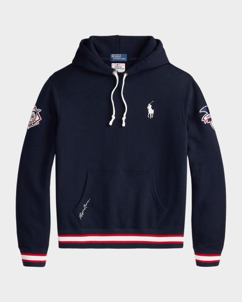 Polo Ralph Lauren x Chicago Cubs Men's Royal Fleece Hoodie