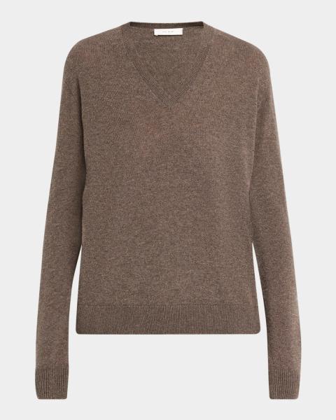 Prada Plunging V-Neck Cashmere Sweater | Neiman Marcus