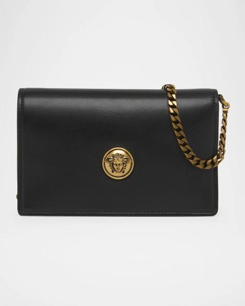 Versace Medusa 95 Beaded Satin Crossbody Bag | Neiman Marcus