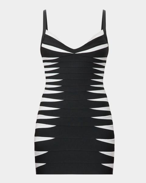 dress knitted vintage bandage Retrofête Drussie Knit Midi link-saffi-halter-deep-plunge-maxi-dress