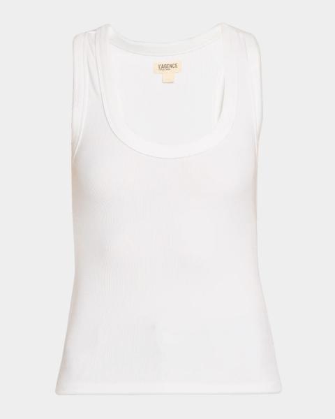 Givenchy Archive Logo Stamp Print Tank Top | Neiman Marcus