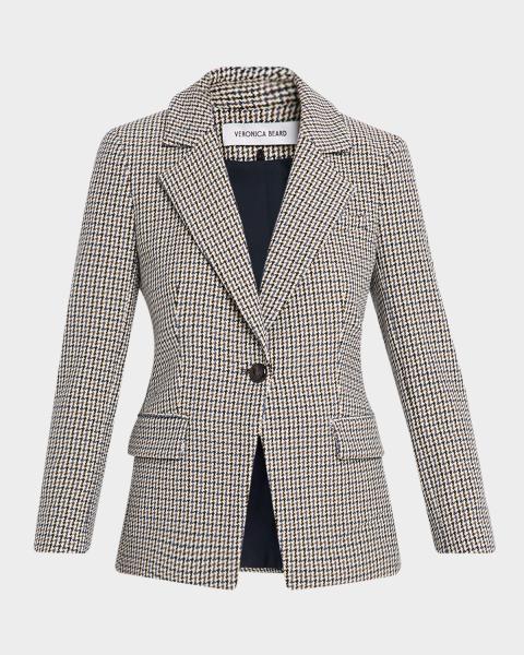 Veronica Beard Ryland Tweed Dickey Jacket | Neiman Marcus