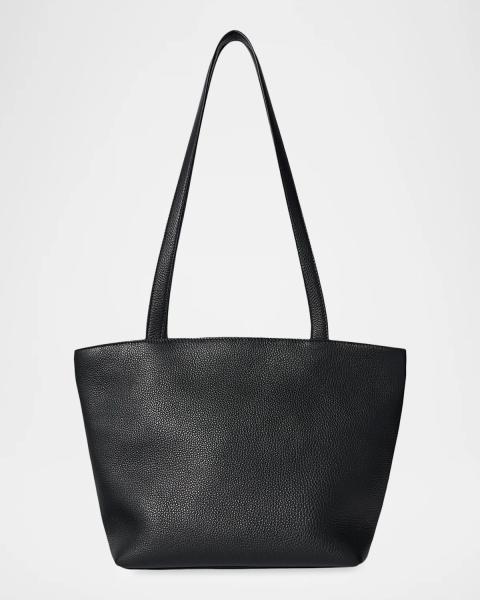 The Row Park Small North-South Tote Bag in Suede | Neiman Marcus