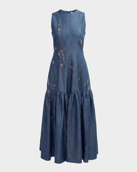 ag jeans denim dress Aja Cap-Sleeve Striped Jersey Midi cotton shift with swingy Size:6 US Women (3 AU/UK) Breuninger Maxi Bridesmaid Dresses Primark's HOT new collection!