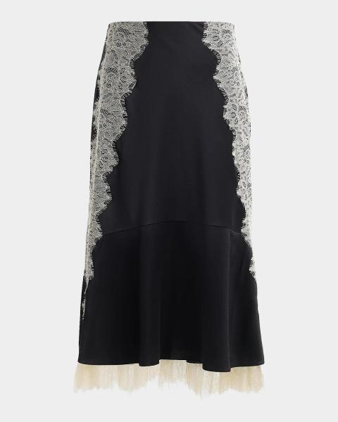 The Row Irene Silk Slip Skirt | Neiman Marcus