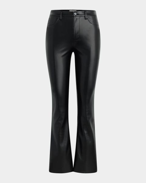 LaMarque Faris Leather Flare Pants | Neiman Marcus