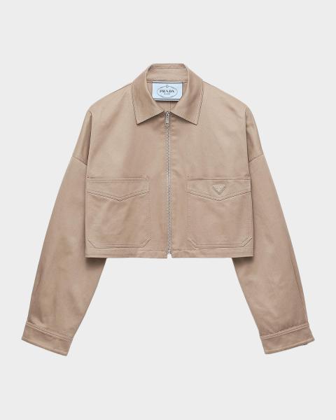 Prada Jersey Blouson Jacket | Neiman Marcus